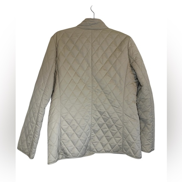 Brooks Brothers Quilted Women’s Cream Puffer Jacket Size 12 - Picture 2 of 5